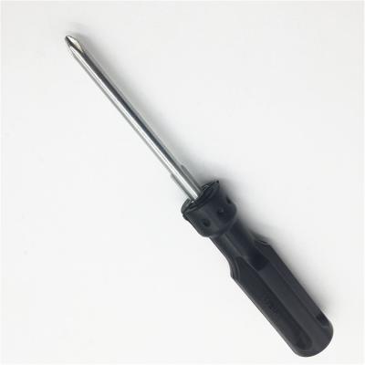 China PP Plastic Promotional Black Handle Screwdriver Customized Logo And Color for sale