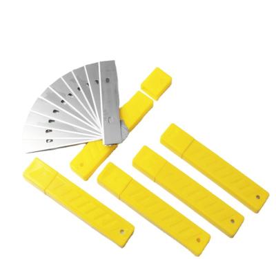 China 100x18mm spare part service knife blade quality steel service blade goods 18MM thickness 0.5mm for sale