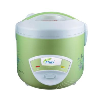 China White and green color with flower design kitchen cooker appliances price the good electric 4-5 cup family luxury rice cookers for sale