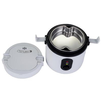 China Hotel Fashionable Design Mini Rice Cooker White Color Good Price PP 1.0L Rice Cooker for sale