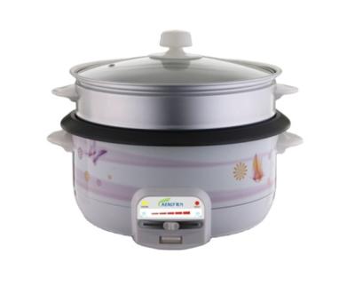 China Hot Sale Household Multi Function Non Stick Cooking 3l Electric Hot Pot Cooker K-H04 for sale