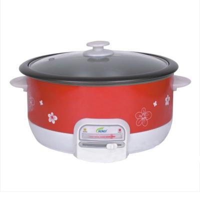 China Household Multifunctional and Convenient One-Touch Griddle Self Heating Electric Cooker Stainless Steel Electric Hot Pot for sale