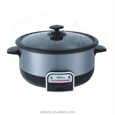 China Rosiness Color with Stainless Steel Digital Display Panel 3.0L Big Size Hot Pot Vietnam Electric Multi Function Cooker for sale