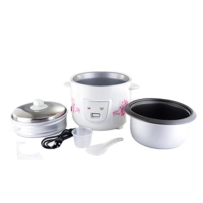 China Whit color with flower design lock cylinder shape rice cooker 1.8l/2.2L/2.8L top selling manufacture rice cooker for sale