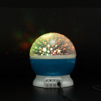 China Modern Rotating Colorful Star Projection Lamp Strange Starry Sky Light Led Creative Night Light for sale