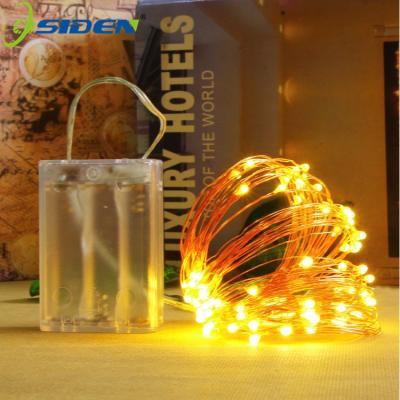 China Fashional hot sale hanging fairy lights copper wire led string light for christmas decoration for sale