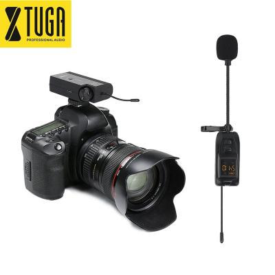 China Low MOQ Lavalier video microphone camera youtube MIC system on-camera wireless lavalier microphone for sale