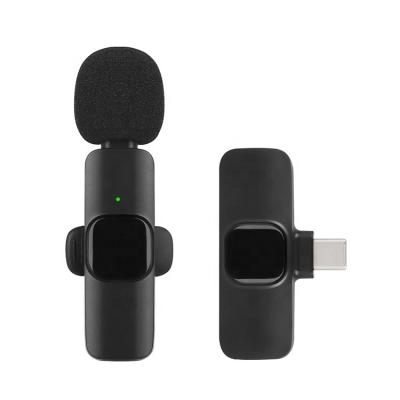 China Type C Mini Vlog Microphone Vlogging Portable Clear Sound Xtuga K9 IOS Wireless Kit For Mobile Phone for sale