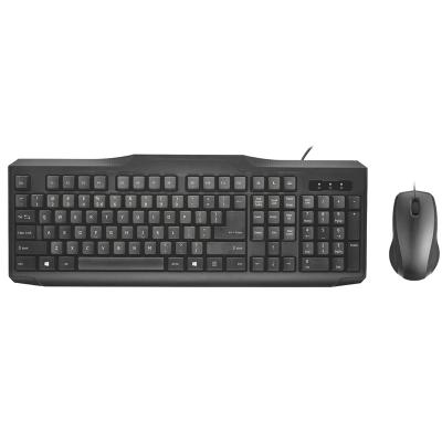 China new puddle-proof designed high precision standard USB keyboard and mouse combo kit for sale