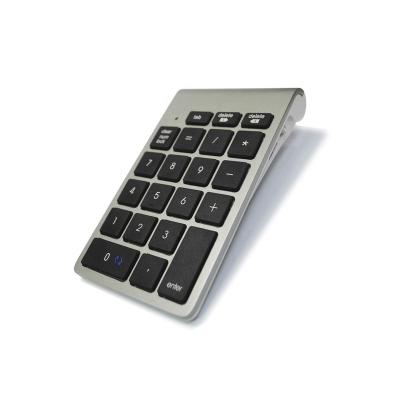 China Wireless Sleek Blue Tooth Wireless Numpad Number Numeric Keypad for sale