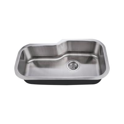 China Without Faucet Good Quality Handmade Kitchen Sink Multipleshapes Sturdy Stainless Steel Sink for sale