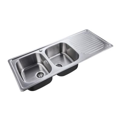 China Without Faucet Factory Good Quality Kitchen Sink Drain Panel European Standard Kitchen Sink for sale