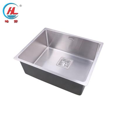 China With Faucet Process Sink Bowl 304 Stainless Steel Space Saving Fine Drawing Single Kitchen Sink for sale