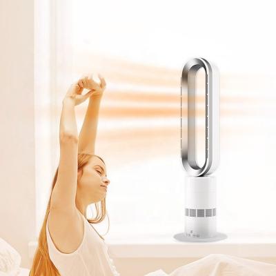 China Hotel Air Cooler Remote Control Treatment Heaters Fan Home Use Electric Charging Fan Rotates Portable Air Tower Cooler&heater Fan for sale