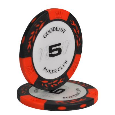 China Clay 14g Casino Clay Poker Chips Inner Metal Wholesale for sale