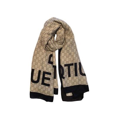 China Cotton Wholesale 1:1 Quality Ladies Fashion Scarf Letter Pattern Winter Luxury Brand Scarf Shawl Casual Designer Scarves For Women for sale