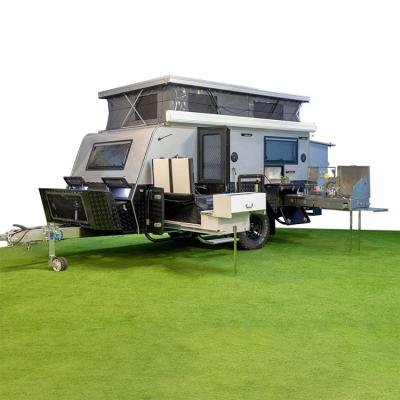 China Travel Trailer 13ft Off Road Australian Standards Hybrid Camper Trailer With Ensuite for sale