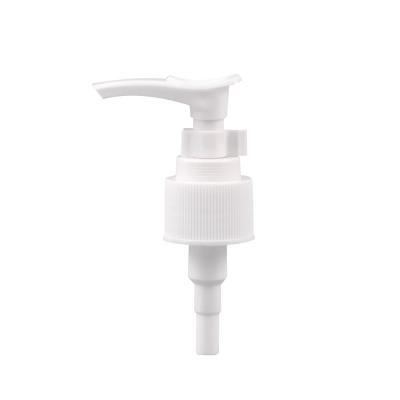 China Non Spill Plastic Hand Sanitizer Nozzle 24 Cosmetic Dispenser Lotion Pump White Clip Lock for sale