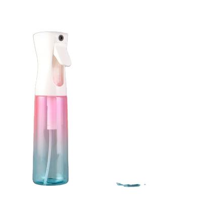 China Lacquer 200ml 300ml Pink Blue Plastic Continuous Spray Bottle for sale