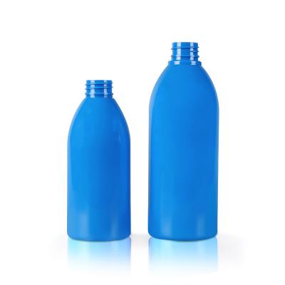 China BEAUTY PACKAGING Round Bottle 500ml Plastic Biodegradable 300ML Packaging For Shampoo for sale