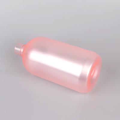 China BEAUTY PACKAGING plastic biodegradable packaging for shampoo 500ml pink bottle for sale