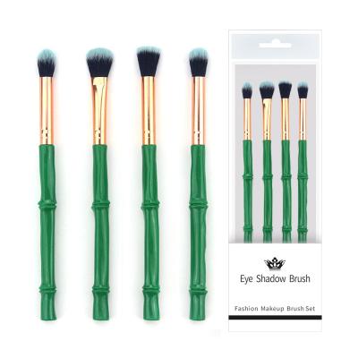 China Angular Blush New 4pcs Private Label Beauty Eye Brush Vegan Makeup Eye Brush for sale