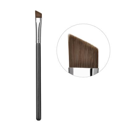 China Angular Blush Tiny Make Up Brush Angle Eyebrow Brush Black for sale