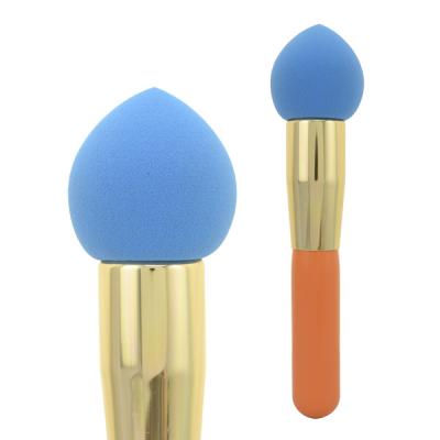 China Angular Blush New Design Fashion Hot Latex Free Eyeshadow Sponge Applicator Brush Makeup Blending Sponge for sale