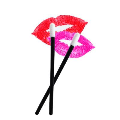 China Cheap Disposable Lip Gloss / Lipstick Lip Gloss Brush Cosmetic Make Up Lipstick Applicator Brush for sale