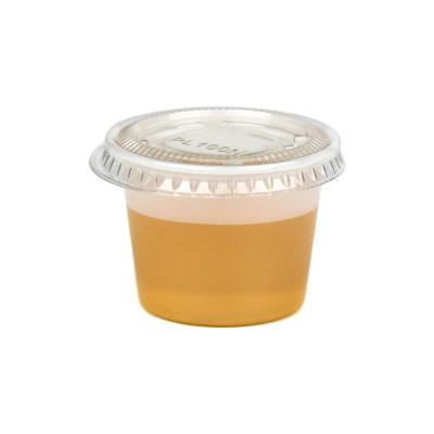 China Freshness Preservation 1OZ/30ML Mud Foam Ball Storage Containers With Lids And Disposable Sauce Cup With Cover Party Jello Cup Shot Cups for sale