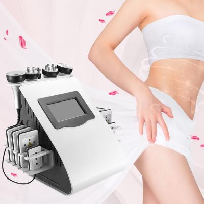 China 6-in-1 Body Facial and 40Khz Body Massager Vacuum Slimming Shaping Machine Skin Rejuvenation and Wrinkle Treatment Slimming Massager for sale