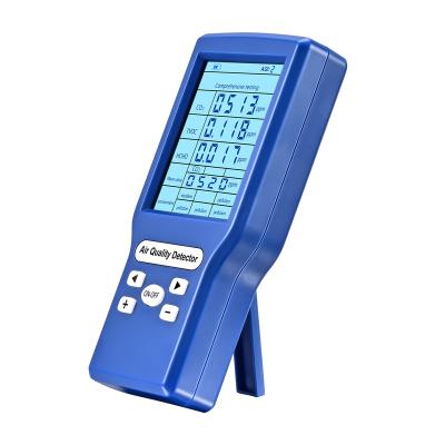 China 4 Gas Detector HCHO TVOC Gas Detector Flow Detection Technology Monitoring Equipment Multi Portable Cheap Handheld CO2 AQI Air Quality Monitor for sale