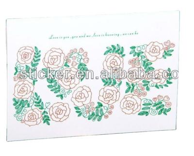 China Beautiful Envelope Lovely Rose Laser Cut Greeting Cards from Europe Flower Greeting Card for sale