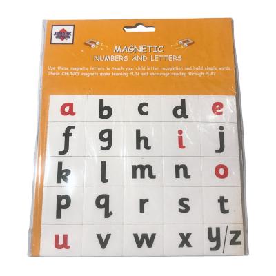 China Chunky Letter Alphabet PVC Fridge Magnet Stickers for sale