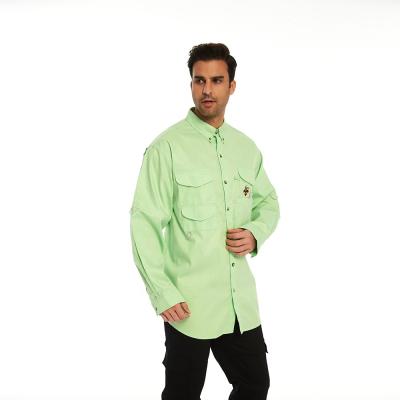 China Wholesale 100 Cotton Cotton Safety Flame Retardant Protective Flame Retardant Men's Breathable Work Shirts for sale