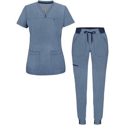 China Hospital Hospital New Design Healthcare Uniforms Men Maternity Medical Scrub Uniform for sale