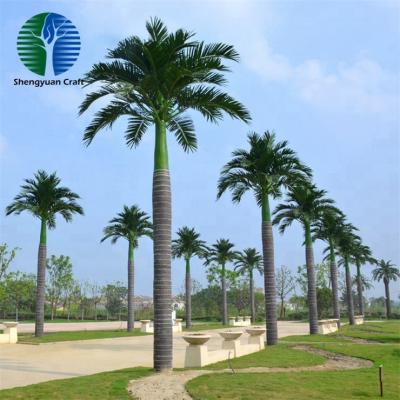 China China Wholesale Anti-UV Plastic Artificial Palm Tree For Decoration for sale