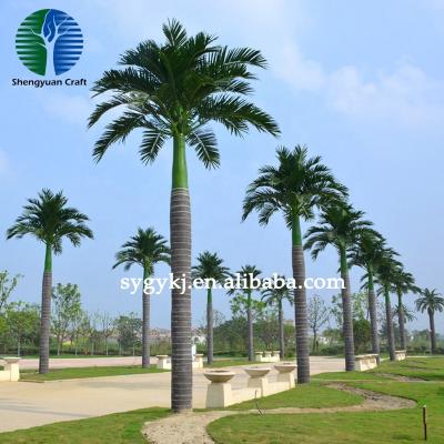 China Outdoor& indoor artificial big garden decor supplier factory quality chinese king coconut tree trend decoration products for sale