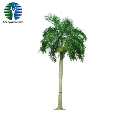 China Waterproof Tropical King Coconut Artificial Palm Tree Trunks and Tops for sale