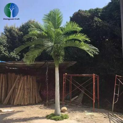 China Waterproof Artificial Bifurcata Tree Outdoor Wodyetia Palm Trees For Sale for sale