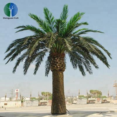 China Factory price hot sale waterproof artificial date palm tree for landscaping for sale