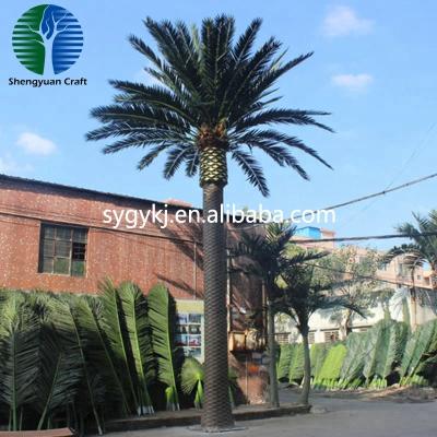 China Factory Made Fiberglass Artificial Date Palm High Quality Anti-UV for sale