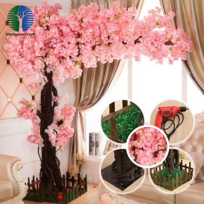 China wedding decoration china hotsale plastic artificial plant artificial cherry blossom tree for sale