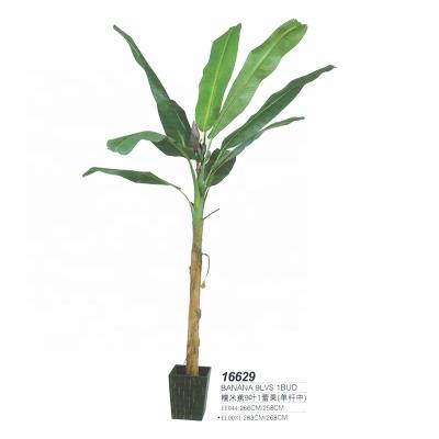 China Plastic Single Pole Artificial Potted Banana Tree Plants for sale