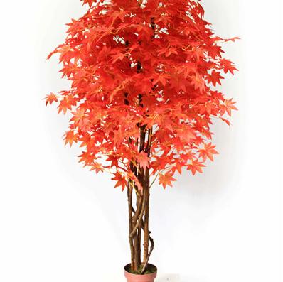 China 1.5meter Fiberglass Home Trunk Artificial Bonsai Maple Tree for sale