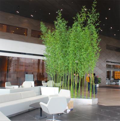 China Wholesale Decoration Factory Price Plastic Indoor Artificial Bamboo Fence for sale