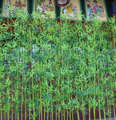 China Plastic Artificial Bamboo Plants For Fence Use for sale