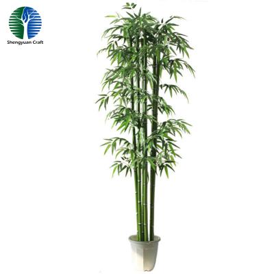 China Home Decor Artificial Plastic Bonsai Bamboo For Home Decor Factory Price for sale