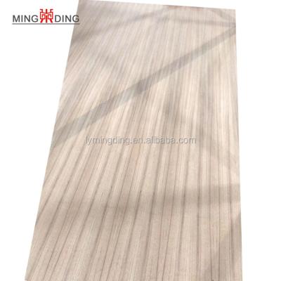 China Interior Use Furniture Matte Finish Teak Wood Veneer Panel Veneer Supplier for sale