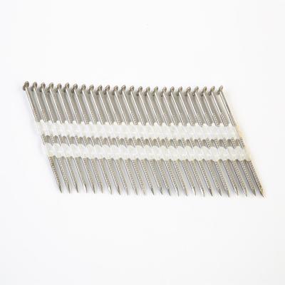 China 21 Degree Flat Plastic Band Nails Leg for sale